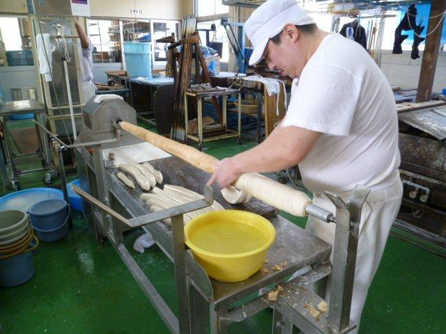 宮村製麩所　作業工程